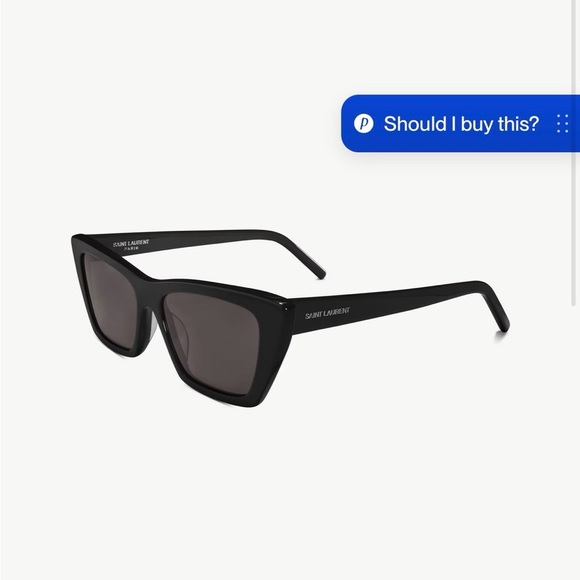 Saint Laurent Black Square Sunglasses main image 11